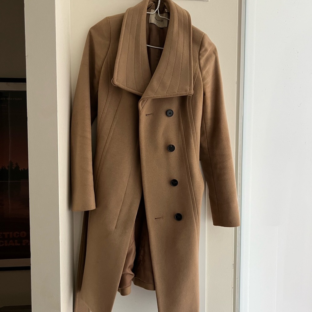 Aritzia Tan Trench Coat